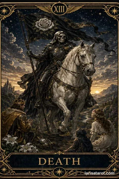 Karte Der Tod aus dem Larisa-Deck