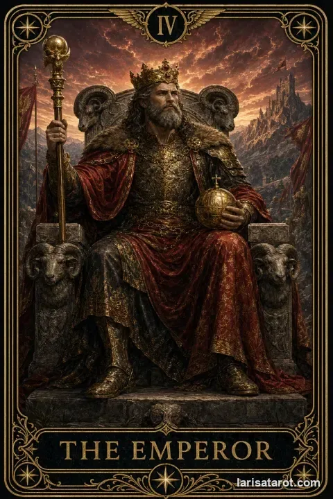 Karte Der Herrscher aus dem Larisa-Deck