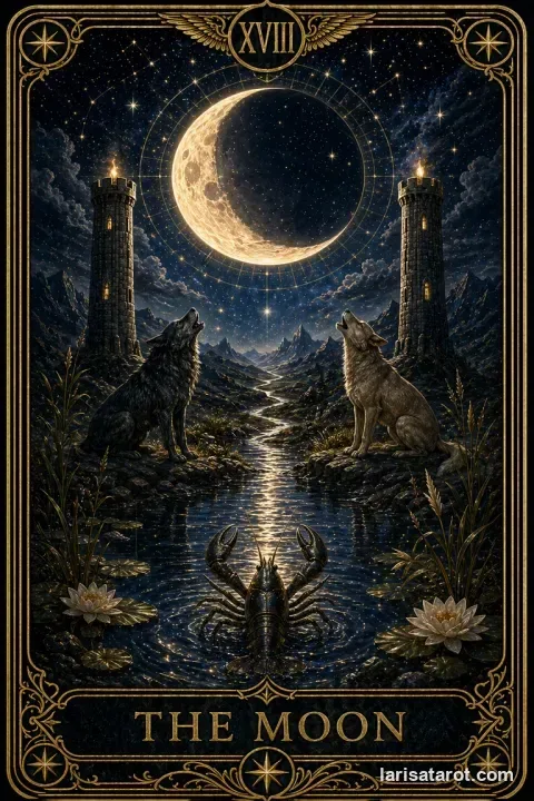 Karte Der Mond aus dem Larisa-Deck